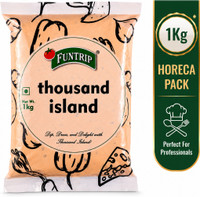 Funtrip Thousand Island Dressing | Creamy, Tangy Salad & Burger Spread(1 kg)