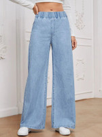 KASHIAN Flared Women Light Blue Jeans