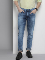 The Indian Garage Co. Slim Men Blue Jeans