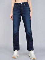 LEVI'S Straight Fit Women Dark Blue Jeans