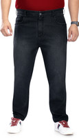 Pluss Tribe Regular Men Black Jeans