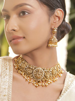 RUBANS Brass Gold-plated Gold Jewellery Set(Pack of 3)