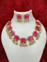 Zyra Alloy Gold-plated Multicolor Jewellery Set(Pack of 1)