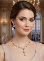 OUR STORY Alloy Rose Gold Jewellery Set(Pack of 1)