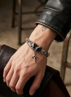 Nidhi Emporium Alloy Rhodium Bracelet