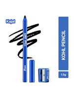 Sotrue Dark Spell Kohl Kajal Pencil with Sharpener, Long-Lasting & Smudge-proof(Black, 1.5 g)