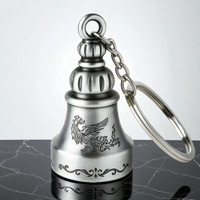 Techpro Guardian Bell For Bike Key chain Good Luck Bike key ring Key Chain