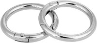 Tia Purse Bags Making Clasp,Lobster,Clips (Silver Premium Spring Ring-30mm, 4 Pcs) Key Chain