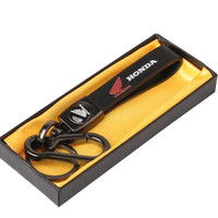 Jainsburys Wings Honda Leather Strip Keychain & Best quality keychain Key Chain