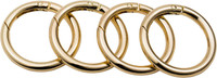 Tia Purse Bags Making Clasp,Lobster,Clips (Golden Premium Spring Ring-30mm, 4 Pcs) Key Chain