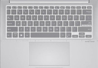 Saco Silicone Keyboard Cover Skin for (Not Fit for K3400 M3401) 14 Inch OLED Laptop 2022 ASUS Vivobook 14 X1405ZA, S14 Flip TN3402QA/ S3402ZA, Zenbook 14 UX3402ZA Keyboard Skin(Transparent)