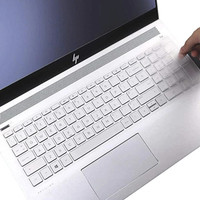 Saco Protector Skin Keyboard Cover 15.6 Inch Compatible for - Transparent HP 15s 15.6 Inch Laptop 15s-fr2308TU Series Keyboard Skin(Transparent)
