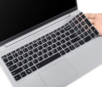 Saco Laptop Keyboard Cover Protector Skin for 2022 Lenovo IdeaPad Slim 3 82RK00LXIN | 82H803TXIN | 82H803GVIN | 82H802XXIN Keyboard Skin(Black)