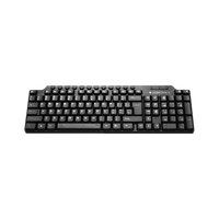 ZEBRONICS ZEB-KM-2100 Wired USB Standard Desktop Keyboard Compatible with Desktop, Laptop, Mac with Dedicated Multimedia Hotkeys, Retractable Ergonomic Tilt Stand(Black)