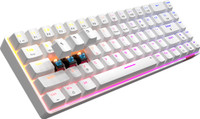 Portronics Hydra 10 /Bluetooth 5.0 + 2.4 GHz, RGB, Type C Charging, Blue Switch, Mechanical Bluetooth, Wireless Gaming Keyboard(Blue Switch, White)