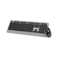 Portronics POR-1569 Wireless, Bluetooth Standard Laptop Keyboard Compatible with Desktop, iPad, Laptop, Mac, Tablet(Grey)