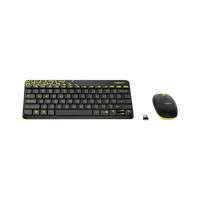 Logitech MK240 Wireless Keyboard and Mouse Combo(Black&Chartreuse Yellow)