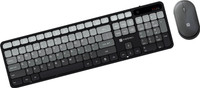 Portronics Key11 Combo Wireless Keyboard and Mouse, Rechargeable Type-C, Gradient Keys Wireless Handheld Laptop Keyboard Compatible with Desktop, Laptop, Mac(Grey)