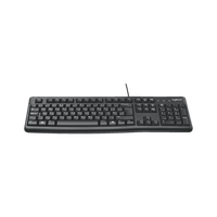 Logitech K120 / Full-Size, Spill-Resistant, Curved Space Bar Wired USB Standard Desktop Keyboard Compatible with Desktop, Laptop, Mac for Windows, USB Plug-and-Play, Full-Size, Spill-Resistant, Curved Space Bar