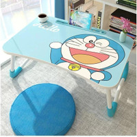 LIDBOX Study Table and Laptop Table Engineered Wood Study Table(Finish Color - BLUE, Pre-assembled)
