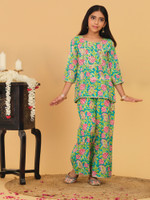 Trampoline Girls Party(Festive) Top Trouser(Green)