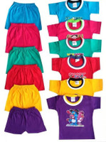 Kifayati Daam Baby Boys & Baby Girls Casual Dress Shorts(Mulitcolor)