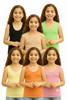 Kakkad Camisole For Girls(Multicolor, Pack of 6)