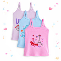BODYSHINE Camisole For Baby Girls(Multicolor, Pack of 3)