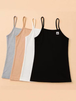 ARK SHINE Camisole For Girls(Multicolor, Pack of 4)