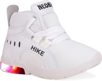 NEOBABY Boys & Girls Lace Sneakers(White)