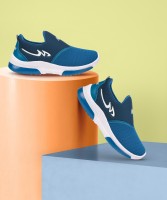 World Wear Footwear Boys Slip on Running Shoes(Blue)