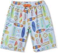 TALES & STORIES Short For Boys Casual Printed Pure Cotton(Light Blue, Pack of 1)