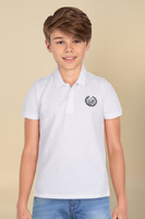 Allen Solly Boys Solid Polycotton Regular T Shirt(White, Pack of 1) Flipkart Deal