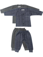 Lavi-Tavi Top - Pyjama Set For Baby Boys & Baby Girls(Black, Pack of 2)