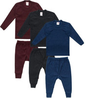 Tixy Top - Pyjama Set For Baby Boys & Baby Girls(Multicolor, Pack of 3)