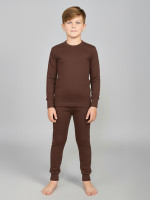 LUX COTT'S WOOL Top - Pyjama Set For Boys(Brown, Pack of 1)