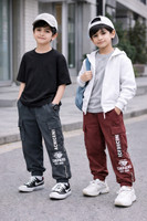 LittleRippers Track Pant For Boys(Grey, Maroon, Pack of 2)