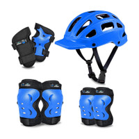 Jaspo Tyro Protective Gear Set for Kids | Helmet ,Knee ,Elbow & Wrist Guards (6-14yrs) Skating Kit