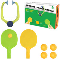 Kovea Adjustable Hanging Table Tennis Trainer Set for Kids with Racket and Balls Table Tennis Kit