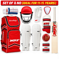 Akaal MRF GS Cricket Kit Set of 8 | Complete Cricket Set for 11-15 Years Cricket Kit