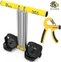 PRO365 Double Spring TT With Hand Gripper For Sport Fitness/Home Gym Equipment (Combo) Fitness Accessory Kit Kit