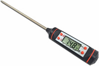 Thermocare Kitchen Cooking Food Meat Pen Type Probe Temperature Tester Meter Barbecue Thermometer with Fork Kitchen Thermometer