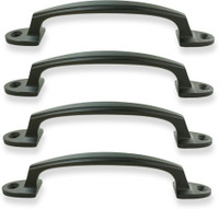 Mix & Match Mix&Match Classic Wardrobe door Cast Iron Cabinet/Drawer Handle(Black Pack of 6)