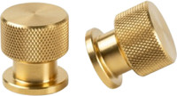 HILO Premium Cabinet Knob for Kitchen Cabinet, Wardrobe & Drawer Matte Finish Aluminium Cabinet/Drawer Handle(Gold Pack of 2)