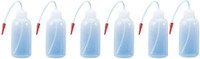Comet Wash Bottle Plastic Tattoo Water Squirt Bottle Squeeze Diffuser Food Dispensers Laboratory Dropper Bottle(Plastic 250 ml Pack of6)