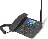 Beetel F5-4G Corded Landline Phone with Answering Machine(Black)