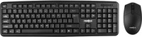 Frontech FT-1692 Wired Membrane Keys Keyboard and Mouse Combo Wired USB Standard Laptop Keyboard Compatible with Desktop, Laptop, Mac with High-Precision Optical Mouse(Black)