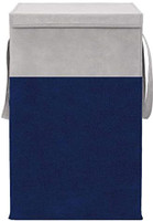 LaundryWorld 75 L Blue, Grey Laundry Basket(Non-Woven)