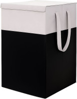 Swiftfold 75 L Grey, Black Laundry Basket(Non-Woven)