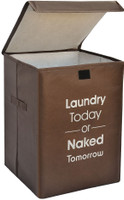ZOVIRA 75 L Brown Laundry Bag(Non-Woven)